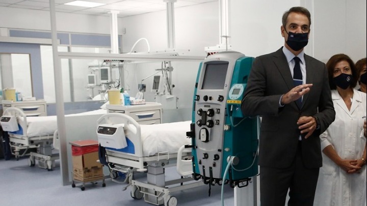 Τις Νέες Κλίνες ΜΕΘ του Γενικού Νοσοκομείου Αττικής ΚΑΤ Επισκέπτεται ο Πρωθυπουργός.