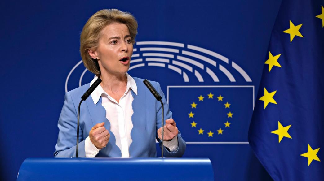 Εμβολιάστηκε Σήμερα Κατά του Κορωνοϊού η Πρόεδρος της Κομισιόν Ούρσουλα Φον Ντερ Λάιεν.