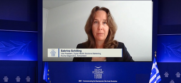 Sabrina Schilling, Vice President, Digital Health Solutions Marketing της Roche Diagnostics.