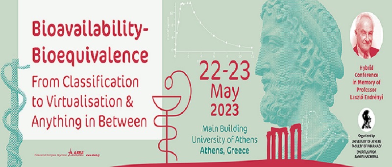 Συνέδριο «Bioavailability-Bioequivalence», στις 22-23 Μαΐου 2023.