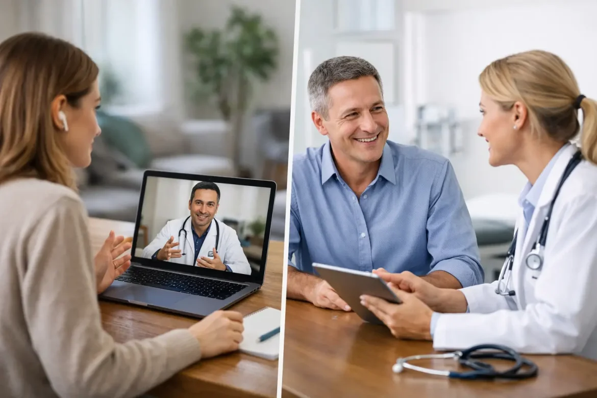 Telehealth vs In Person Visits: What Fits Best?