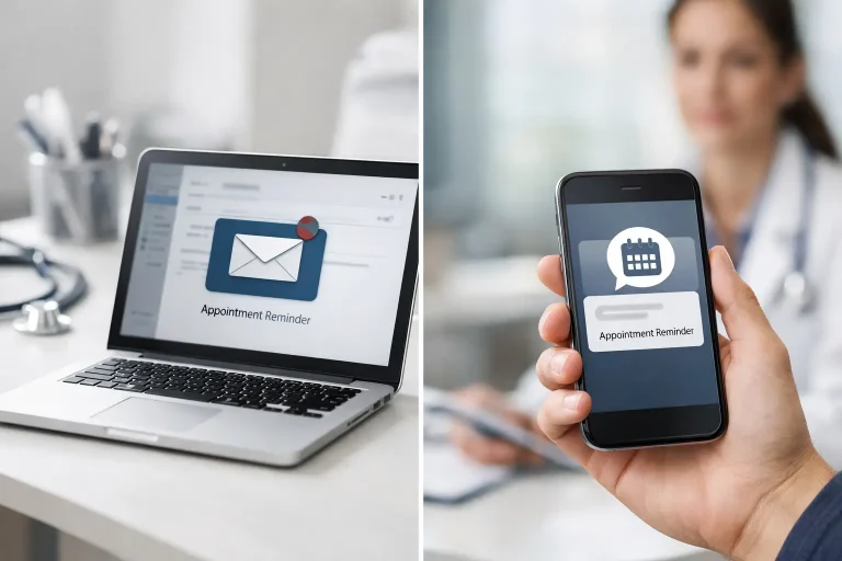Email Reminders vs Text Reminders for Clinics